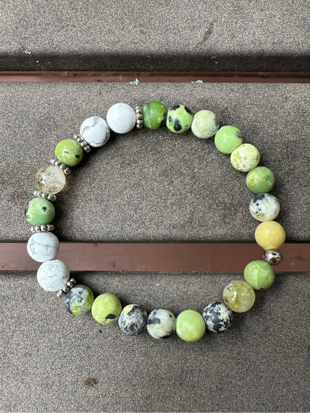 Handmade Green Jade Bracelet
